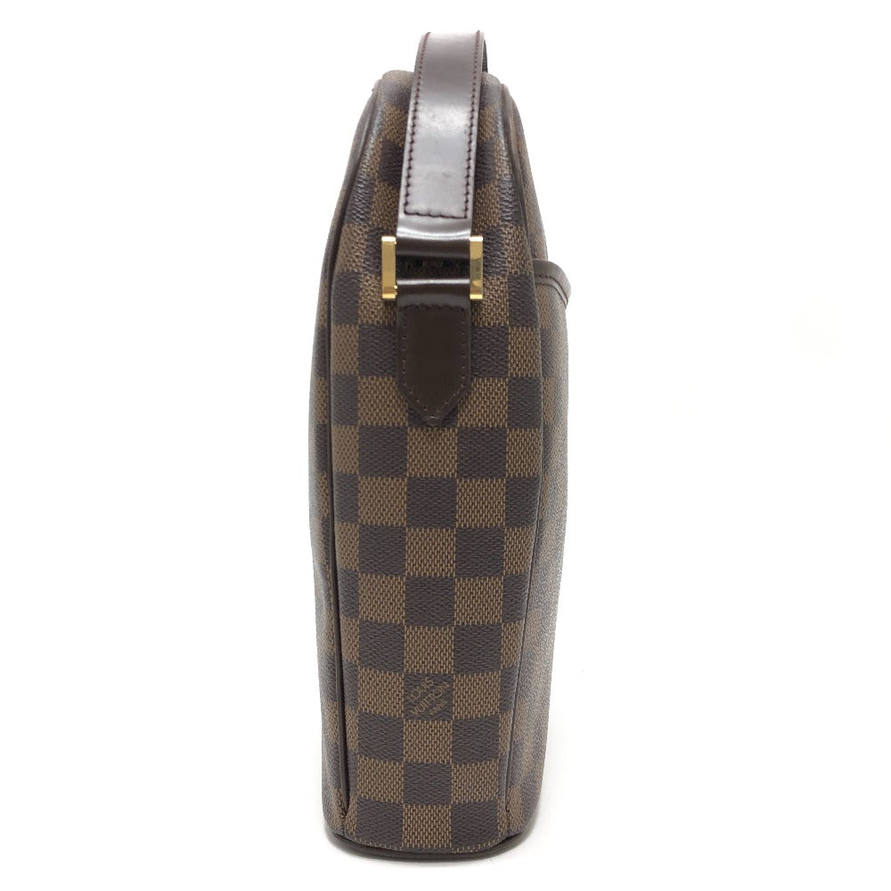 LOUIS VUITTON N51292 Damier Ipanema GM Crossbody Pochette Shoulder Bag in Damier Canvas, Ebene Brown, Women's