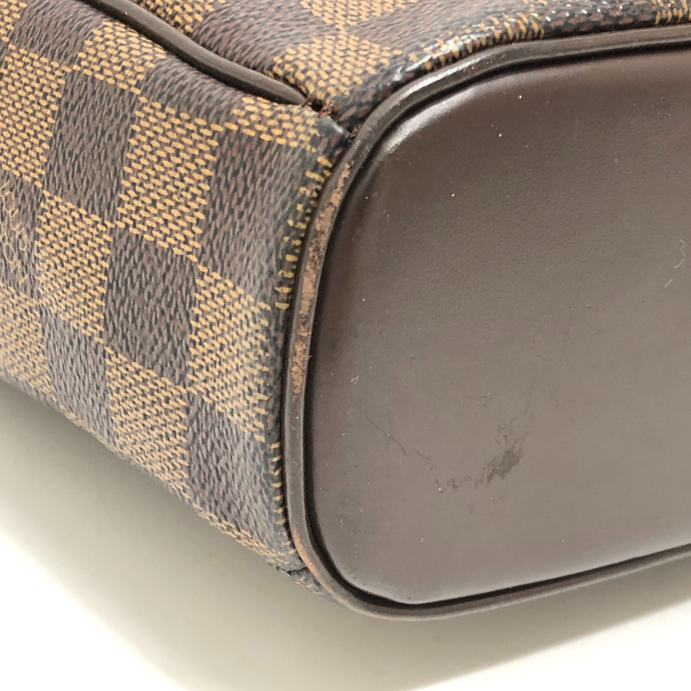 LOUIS VUITTON N51292 Damier Ipanema GM Crossbody Pochette Shoulder Bag in Damier Canvas, Ebene Brown, Women's