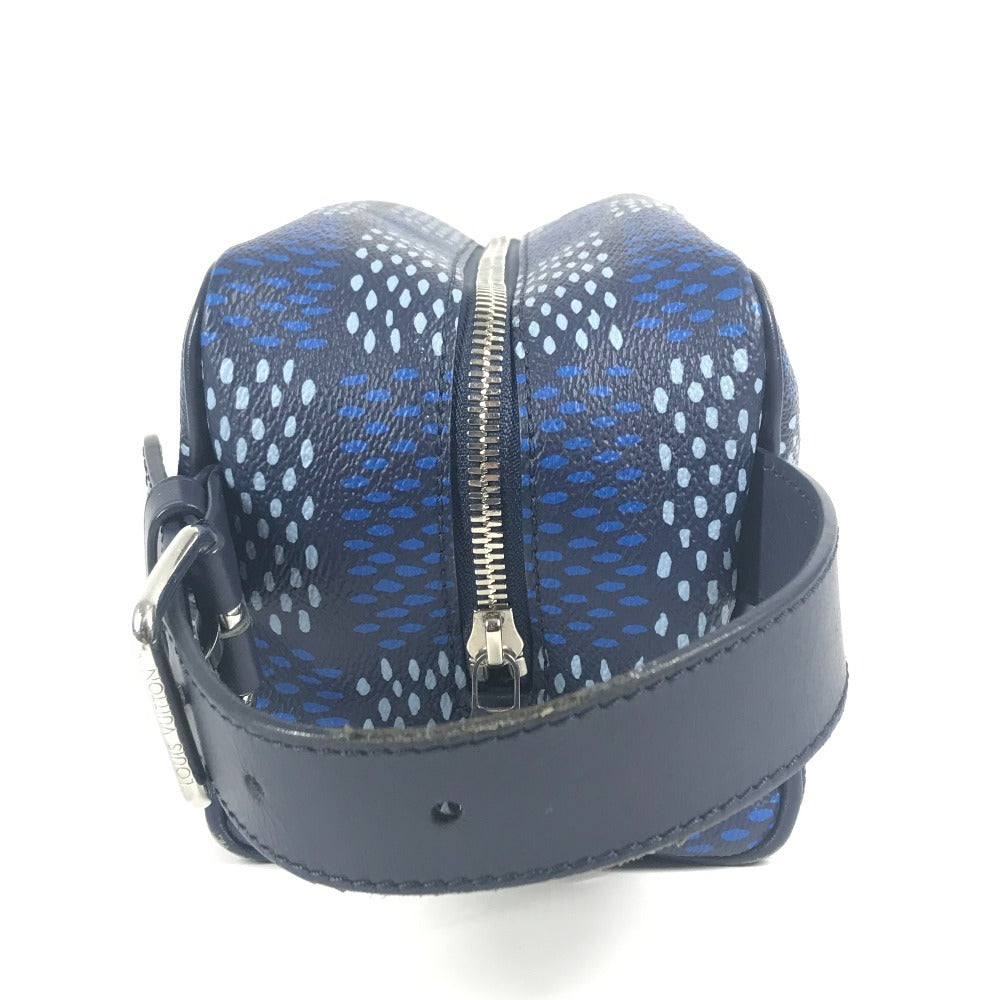 LOUIS VUITTON N40747 ダミエヘリテージ ロッカー ドップ･キット セカンドバッグ クラッチバッグ キャンバス ユニセックス ブルー