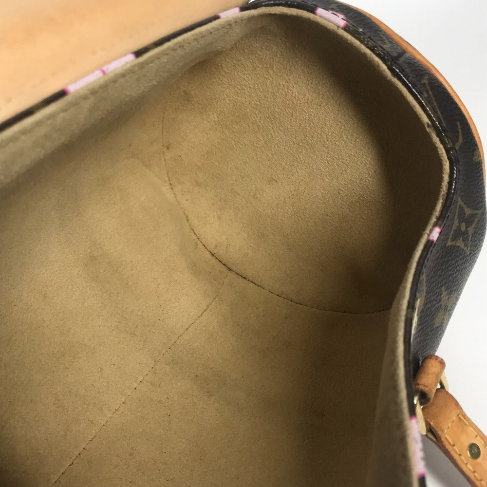 LOUIS VUITTON M92009 モノグラムチェリーブロッサム 村上隆 パピヨン トートバッグ カバン ショルダーバッグ ハンドバッグ モノグラムキャンバス レディース ブラウン