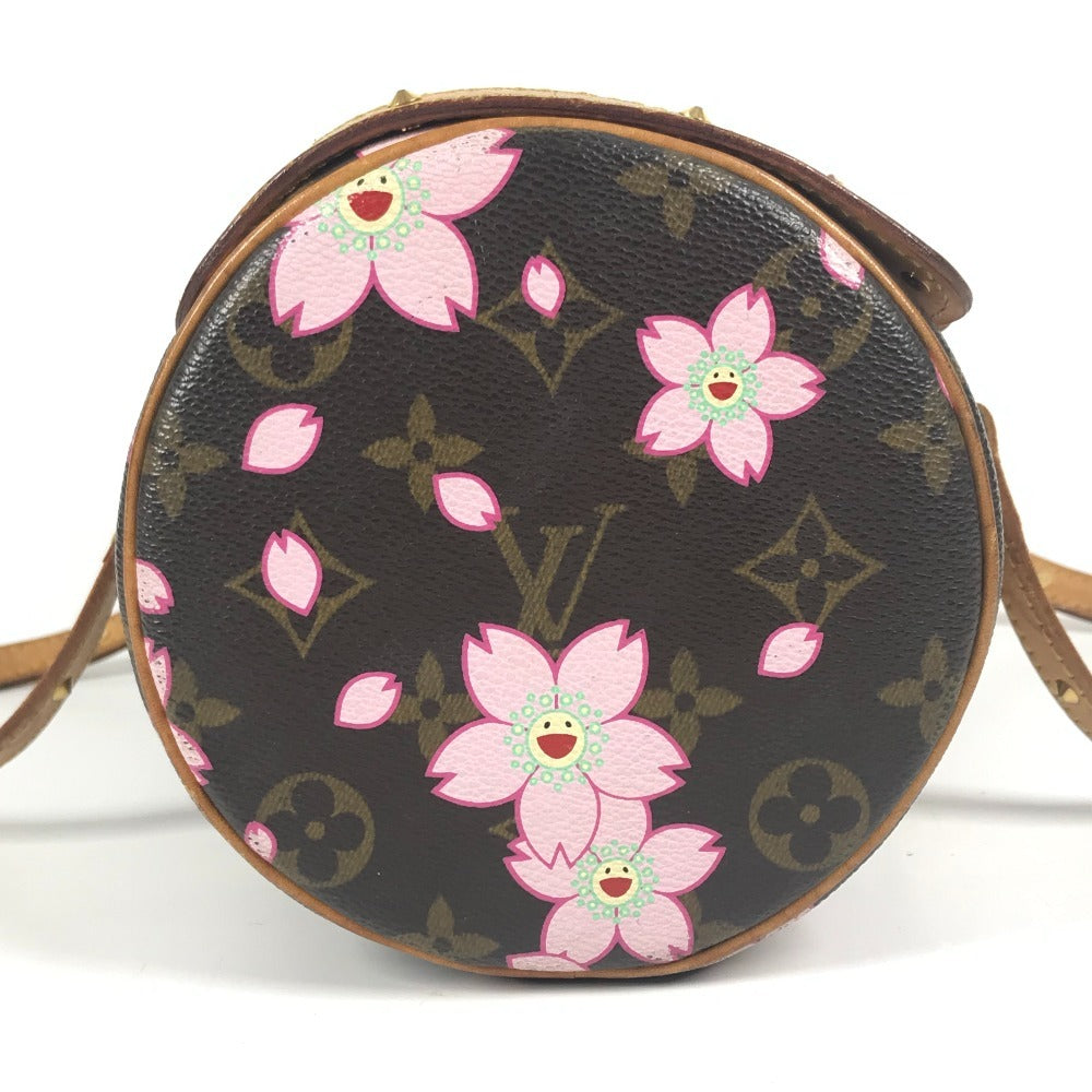 LOUIS VUITTON M92009 モノグラムチェリーブロッサム 村上隆 パピヨン トートバッグ カバン ショルダーバッグ ハンドバッグ モノグラムキャンバス レディース ブラウン
