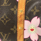 LOUIS VUITTON M92009 モノグラムチェリーブロッサム 村上隆 パピヨン トートバッグ カバン ショルダーバッグ ハンドバッグ モノグラムキャンバス レディース ブラウン