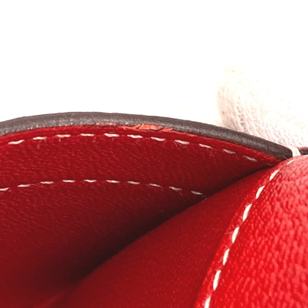 HERMES In the Loop To Go GM Smartphone Case, Shoulder Pouch, Pouch, Shoulder Bag, Pochette, iPhone Case, Leather, Women's, Red