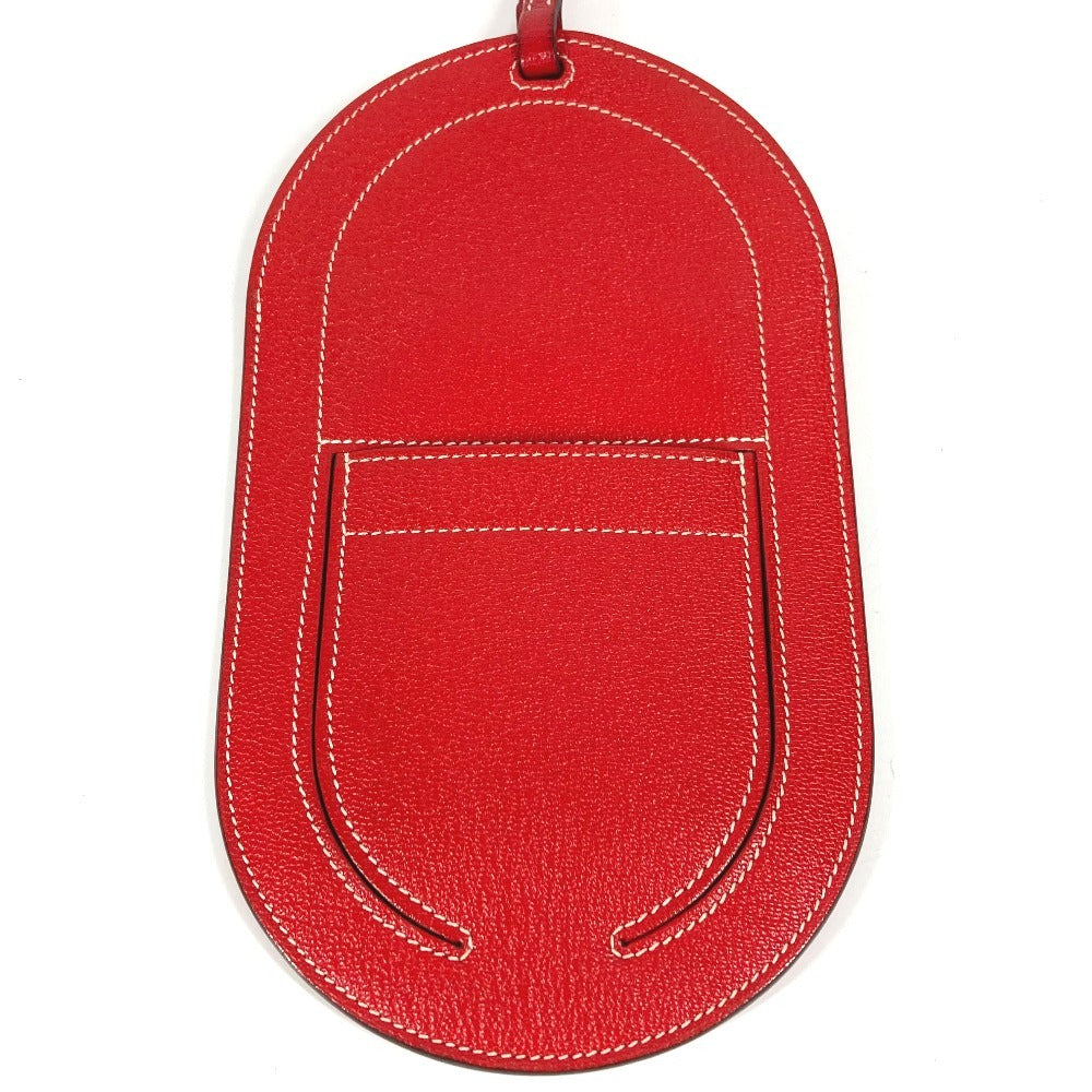 HERMES In the Loop To Go GM Smartphone Case, Shoulder Pouch, Pouch, Shoulder Bag, Pochette, iPhone Case, Leather, Women's, Red