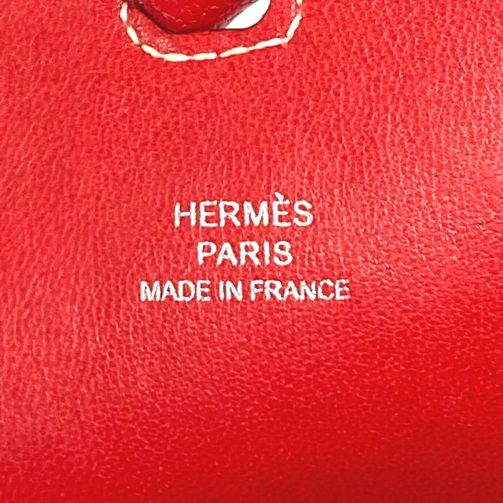 HERMES In the Loop To Go GM Smartphone Case, Shoulder Pouch, Pouch, Shoulder Bag, Pochette, iPhone Case, Leather, Women's, Red