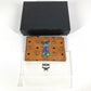 MCM Visetos Logo Wallet with Coin Purse and Key Ring, Unisex, Brown Leather