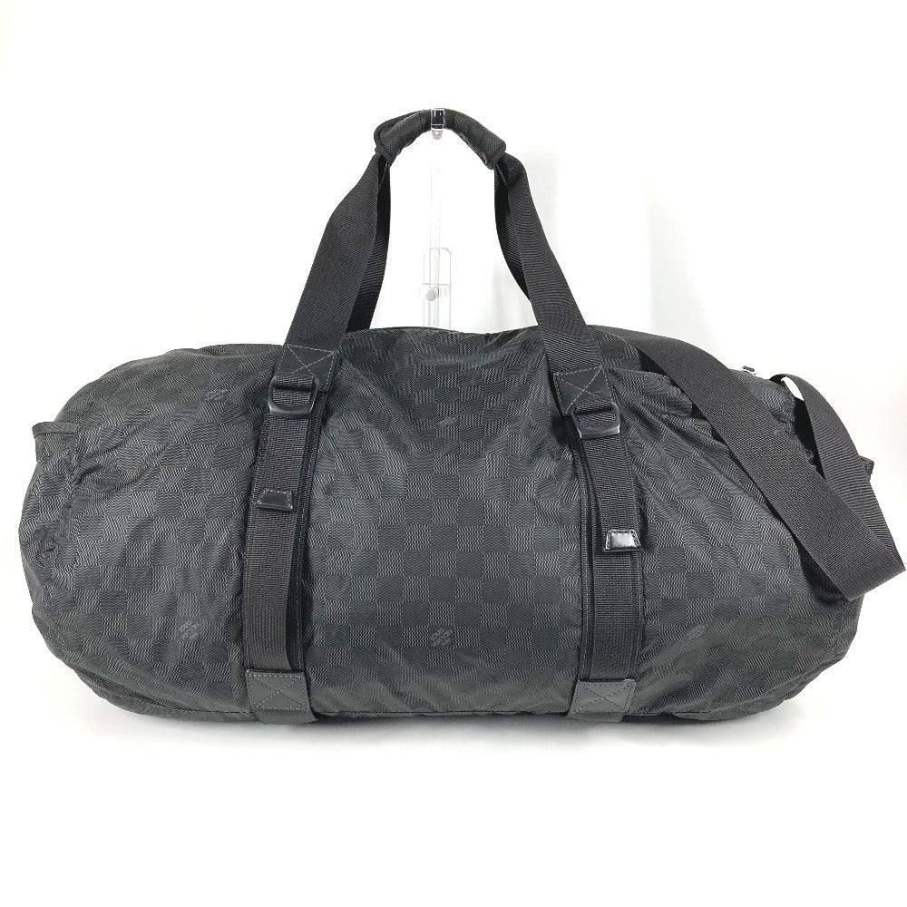 LOUIS VUITTON M97058 Damier Aventure Practical 2-Way Shoulder Bag, Crossbody Bag, Boston Bag, Leather/Nylon, Unisex, Black