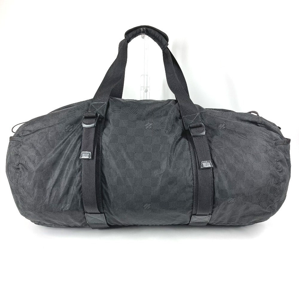 LOUIS VUITTON M97058 Damier Aventure Practical 2-Way Shoulder Bag, Crossbody Bag, Boston Bag, Leather/Nylon, Unisex, Black