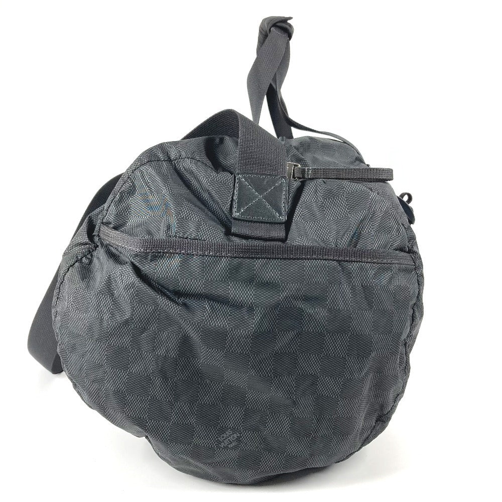 LOUIS VUITTON M97058 Damier Aventure Practical 2-Way Shoulder Bag, Crossbody Bag, Boston Bag, Leather/Nylon, Unisex, Black