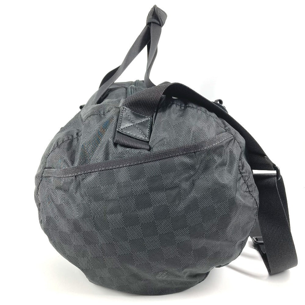 LOUIS VUITTON M97058 Damier Aventure Practical 2-Way Shoulder Bag, Crossbody Bag, Boston Bag, Leather/Nylon, Unisex, Black