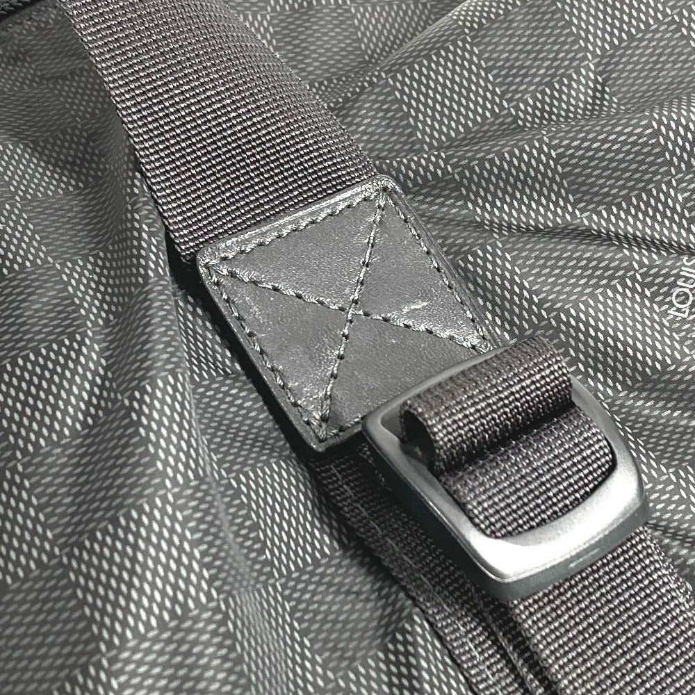 LOUIS VUITTON M97058 Damier Aventure Practical 2-Way Shoulder Bag, Crossbody Bag, Boston Bag, Leather/Nylon, Unisex, Black