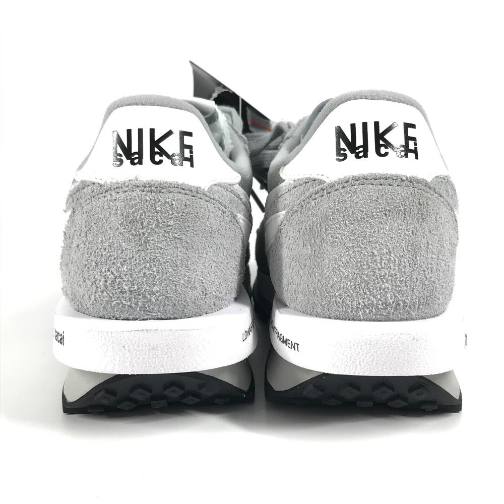 NIKE DH2684-001 Logo Collaboration Fragment x Sacai x Nike LD Waffle "Light Smoke Grey" Fragment x sacai x Nike LD Waffle "Light Smoke Grey" shoes sneakers Synthetic leather gray/White Used