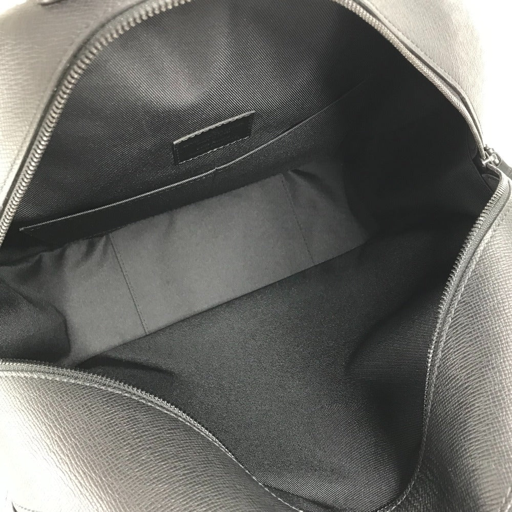 LOUIS VUITTON M30335 Taiga Rainbow Soft Hat Trunk Bag, Crossbody Pochette Shoulder Bag, Taiga Leather, Women's, Ardoise, Black