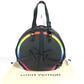 LOUIS VUITTON M30335 Taiga Rainbow Soft Hat Trunk Bag, Crossbody Pochette Shoulder Bag, Taiga Leather, Women's, Ardoise, Black