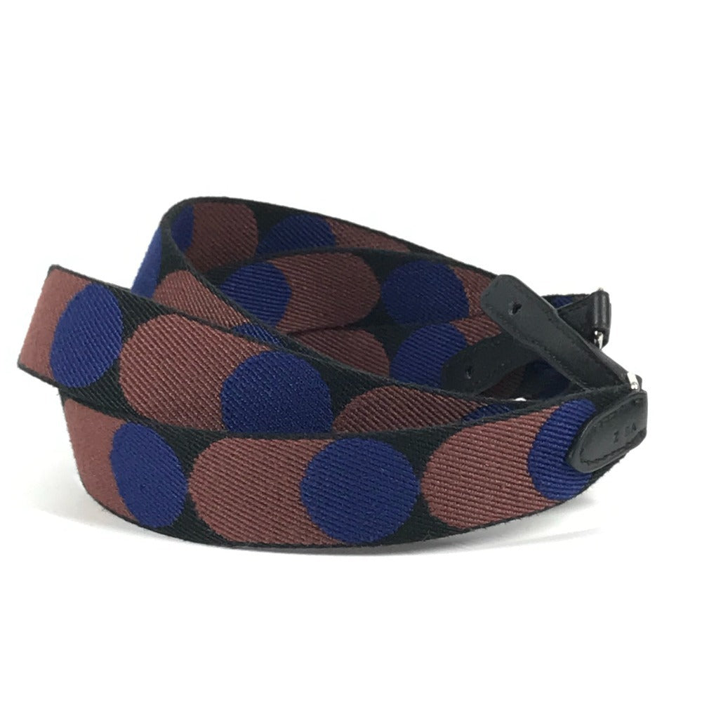 HERMES サングル フリッパーボール アクセサリー ショルダーストラップ レザー/キャンバス ユニセックス ブラウン