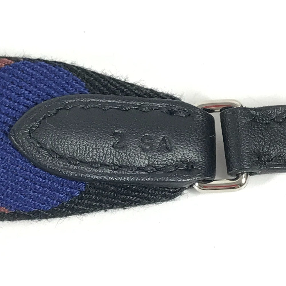 HERMES サングル フリッパーボール アクセサリー ショルダーストラップ レザー/キャンバス ユニセックス ブラウン