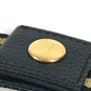 VERSACE smartphone case, coin purse, wallet, pouch, Greca logo pouch, shoulder bag, iPhone case, unisex leather smartphone case in black
