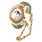 CHARRIOL ST35PD1.560.010 St. Tropez 35 Women's Watch with White Shell and Cubic Zirconia, Stainless Steel Bangle Watch, Silver