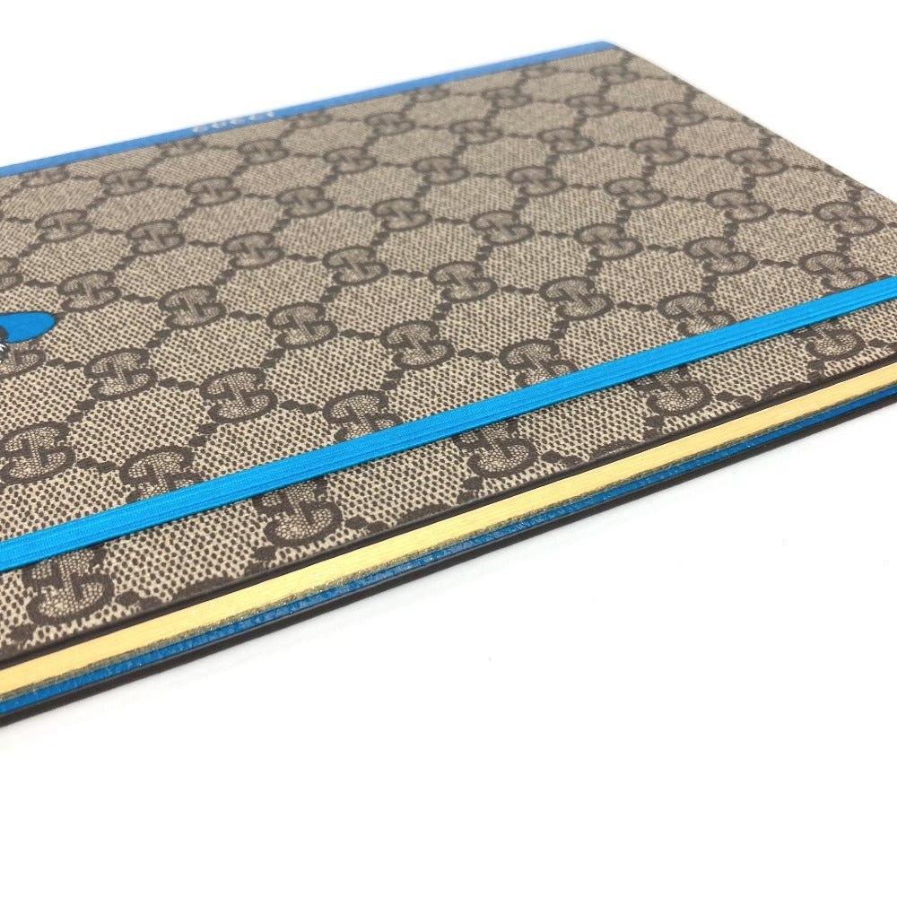 GUCCI Disney collaboration Donald Duck notebook, GG Supreme canvas, unisex, blue