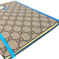 GUCCI Disney collaboration Donald Duck notebook, GG Supreme canvas, unisex, blue
