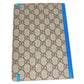 GUCCI Disney collaboration Donald Duck notebook, GG Supreme canvas, unisex, blue