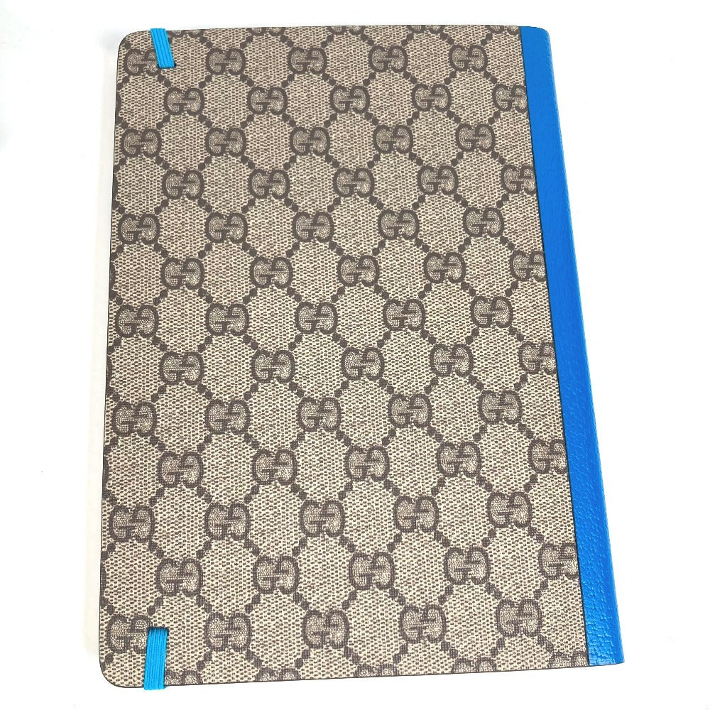 GUCCI Disney collaboration Donald Duck notebook, GG Supreme canvas, unisex, blue