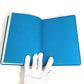 GUCCI Disney collaboration Donald Duck notebook, GG Supreme canvas, unisex, blue
