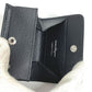 Salvatore Ferragamo logo Gancini wallet, coin purse, unisex leather, black