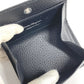 Salvatore Ferragamo logo Gancini wallet, coin purse, unisex leather, black