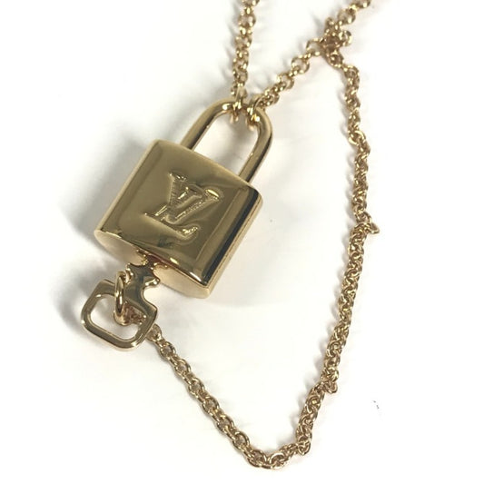 LOUIS VUITTON M00567 カデナ ロゴ コリエ LVロッキー チェーンネックレス アクセサリー ネックレス メタル レディース ゴールド
