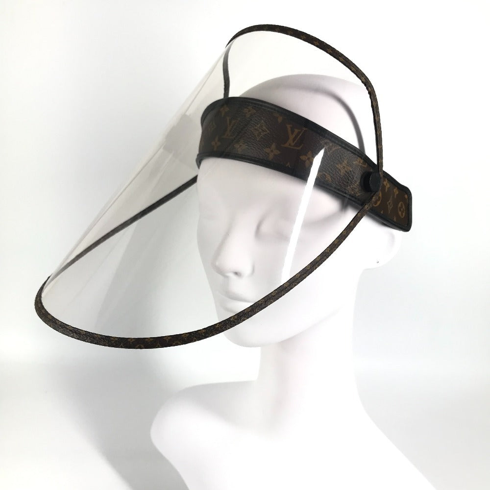 LOUIS VUITTON M76727 Monogram Canvas LV Shield Hat, Face Shield, Sun Visor, Unisex, Brown