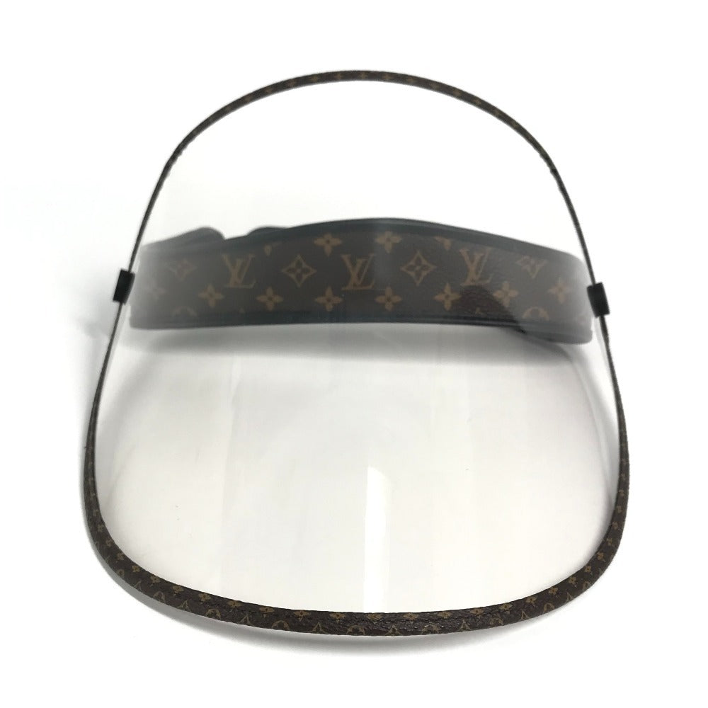 LOUIS VUITTON M76727 Monogram Canvas LV Shield Hat, Face Shield, Sun Visor, Unisex, Brown