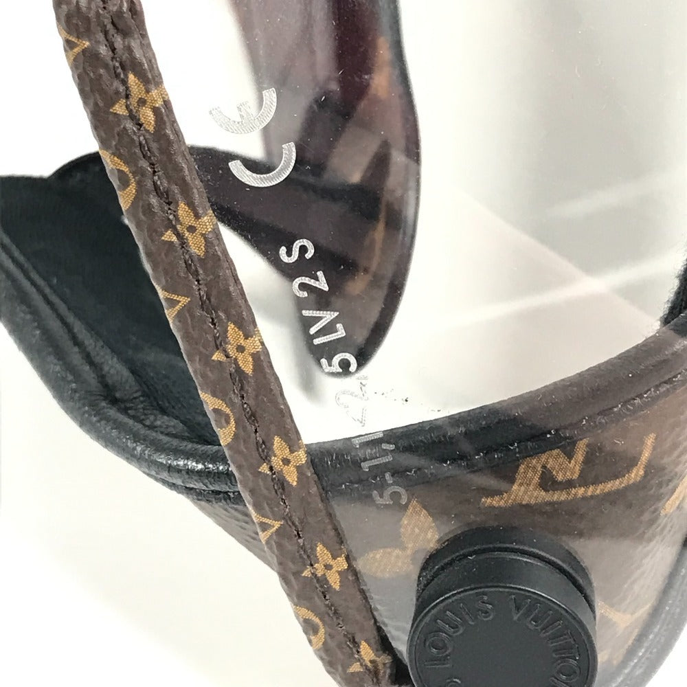 LOUIS VUITTON M76727 Monogram Canvas LV Shield Hat, Face Shield, Sun Visor, Unisex, Brown