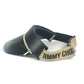 JIMMY CHOO Logo Glitter Hat/Sun Visor, Plastic, Women's, Gold
