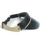 JIMMY CHOO Logo Glitter Hat/Sun Visor, Plastic, Women's, Gold