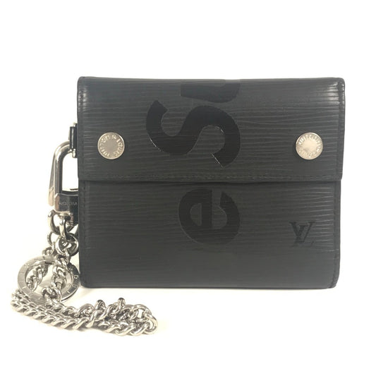 LOUIS VUITTON M67711 エピ シュプリーム supreme コラボ チェーンウォレット CH.CP WALLET CH.CP WALLET 3つ折り財布 エピレザー ユニセックス ノワール ブラック