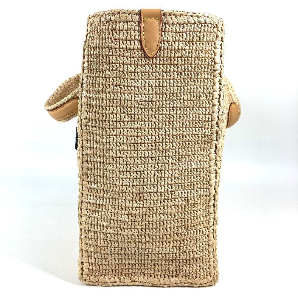 LOUIS VUITTON M25008 ダミエラフィア ポーチ付き サマーショッパー･トート MM ハンドバッグ カバン 肩掛け トートバッグ ショルダーバッグ ラフィア ユニセックス ナチュラル ベージュ ベージュ