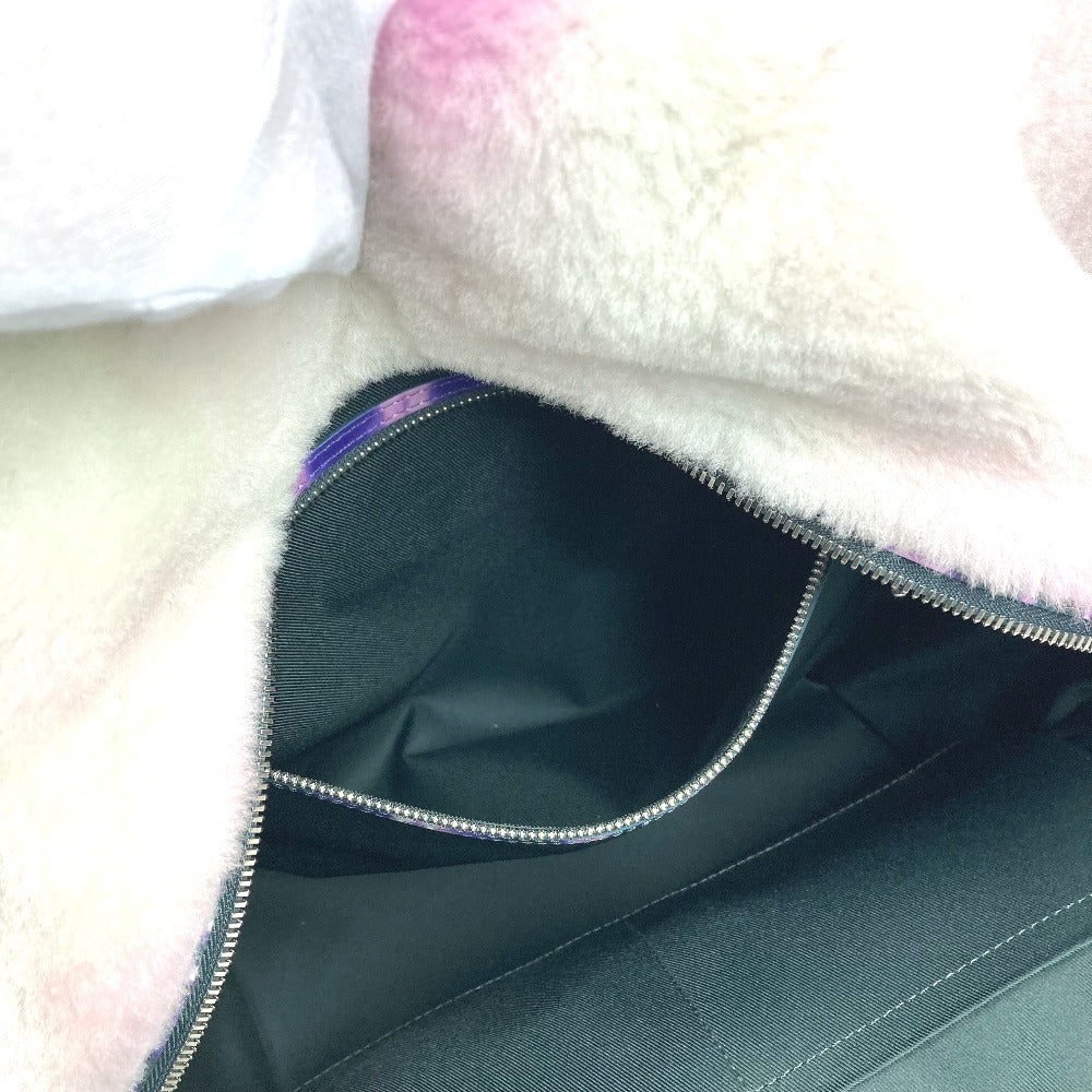 LOUIS VUITTON M20910 ヴァージルアブロー エスプリ バックパック マルチポケット カバン バッグ リュックサック ファー ユニセックス パープル