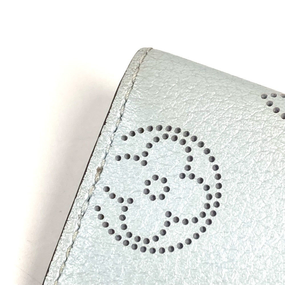 LOUIS VUITTON M81236 モノグラムマヒナ ミュルティクレ4 4連 キーケース 4P 鍵 キーケース モノグラムマヒナレザー ユニセックス ブルーヌアージュ ブルー