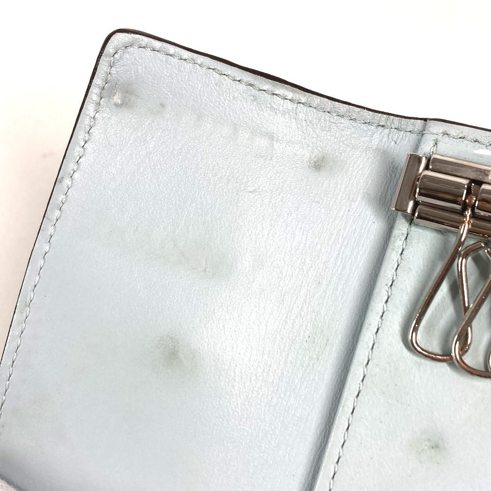 LOUIS VUITTON M81236 モノグラムマヒナ ミュルティクレ4 4連 キーケース 4P 鍵 キーケース モノグラムマヒナレザー ユニセックス ブルーヌアージュ ブルー