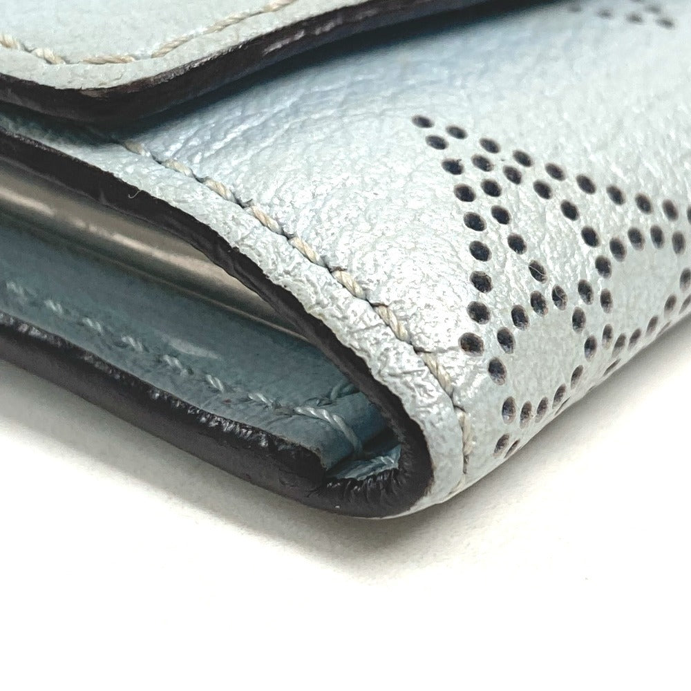 LOUIS VUITTON M81236 モノグラムマヒナ ミュルティクレ4 4連 キーケース 4P 鍵 キーケース モノグラムマヒナレザー ユニセックス ブルーヌアージュ ブルー
