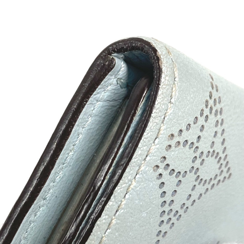 LOUIS VUITTON M81236 モノグラムマヒナ ミュルティクレ4 4連 キーケース 4P 鍵 キーケース モノグラムマヒナレザー ユニセックス ブルーヌアージュ ブルー