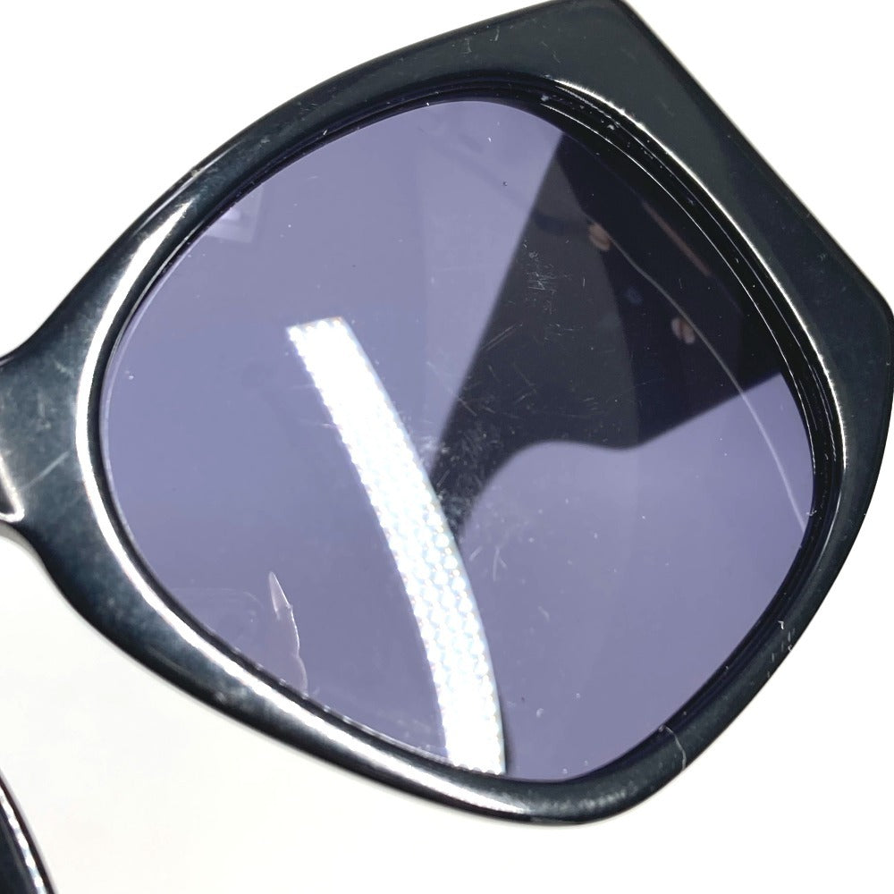 CHANEL ヴィンテージ CC ココマーク ロゴ マトラッセ キルティング めがね メガネ アイウェア 眼鏡 サングラス プラスチック ユニセックス ブラック