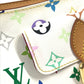 LOUIS VUITTON M40098 Monogram Multicolore Eliza Shoulder Bag, Monogram Multicolore Canvas, Women's, Blanc and White