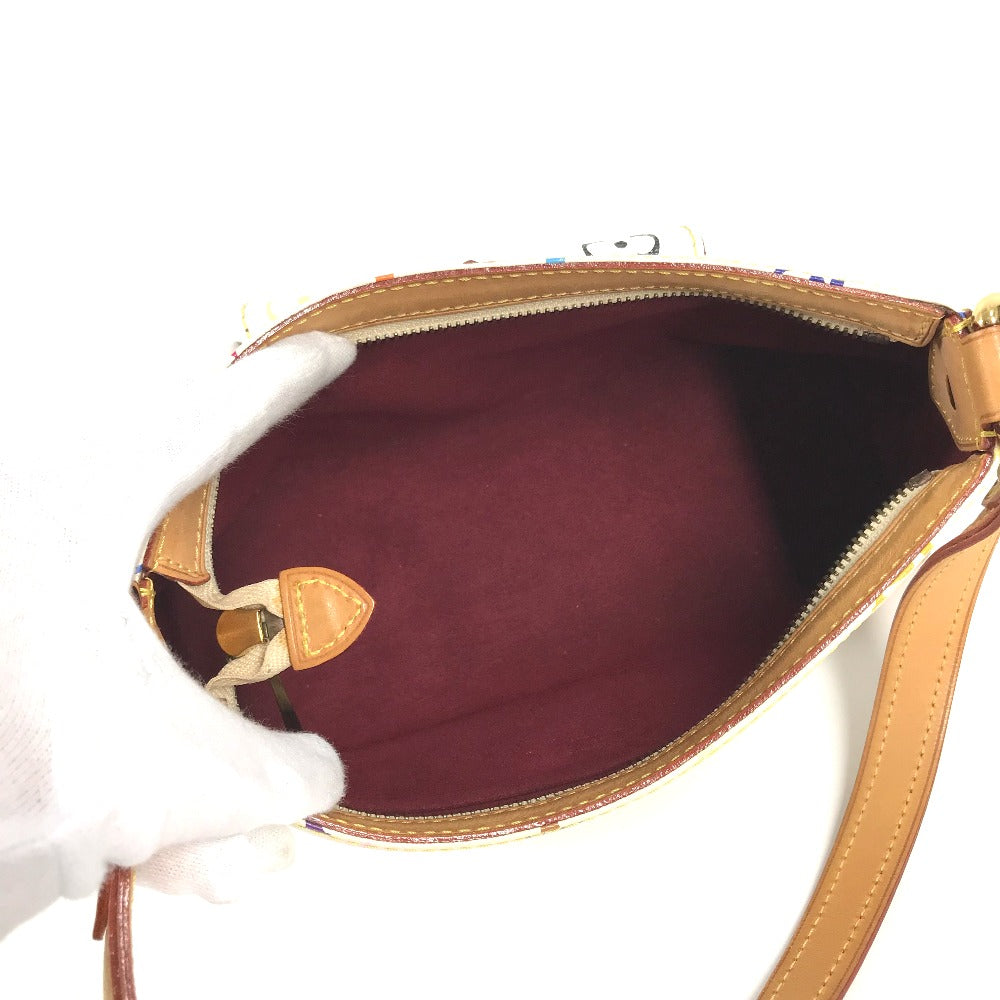 LOUIS VUITTON M40098 Monogram Multicolore Eliza Shoulder Bag, Monogram Multicolore Canvas, Women's, Blanc and White