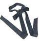 CHANEL Ribbon 18C CC Logo Coco Mark Headband Silk Hair Accessory Women's Black