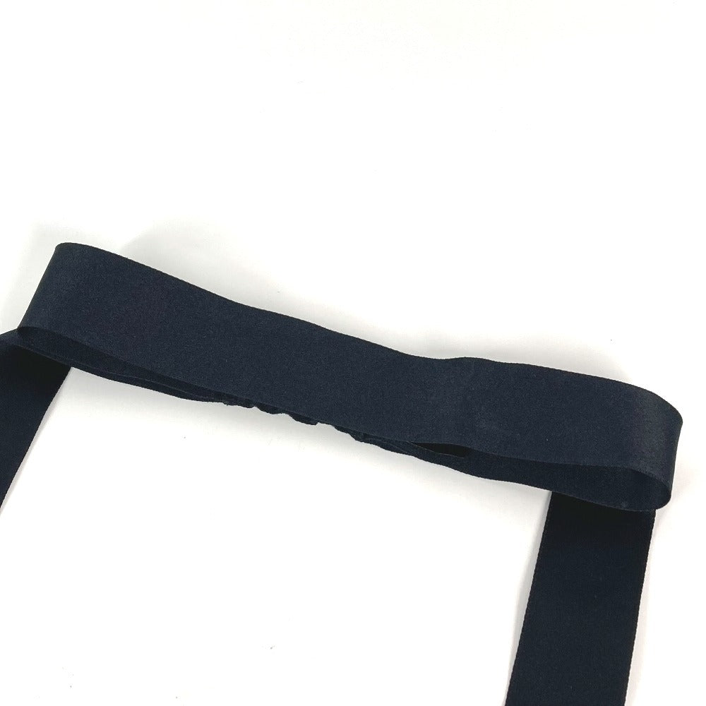 CHANEL Ribbon 18C CC Logo Coco Mark Headband Silk Hair Accessory Women's Black