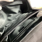 VERSACE Logo Medusa Large 3D Handbag Shoulder Flap Chain Bag Leather Women's Black