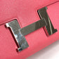 HERMES H Logo Constance 24 Flap Bag, Crossbody Pochette, Shoulder Bag, Epson, Women's, Rose Azalee, Pink