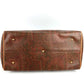 ETRO Flap Logo Paisley Print Tote Bag/Boston Bag/Handbag in Brown Leather, Unisex